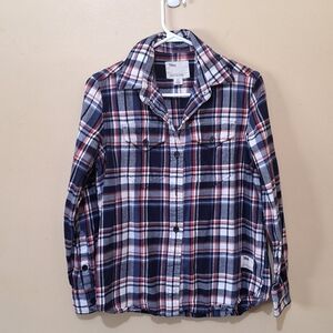 Tilley Button Down Plaid Flannel Shirt